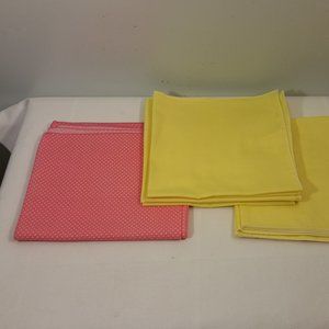Set of 9 Cotton Napkins